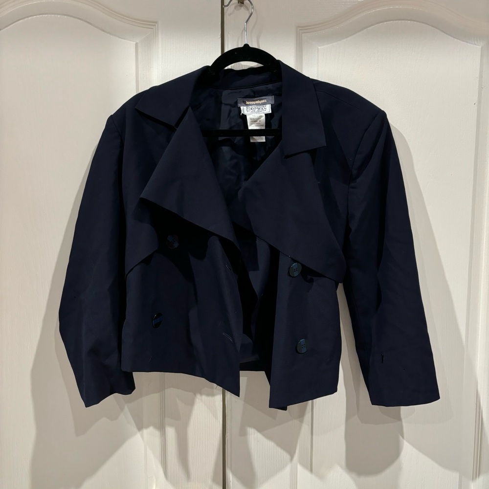 VINTAGE ISSEY Miyake Navy Women's Blazer